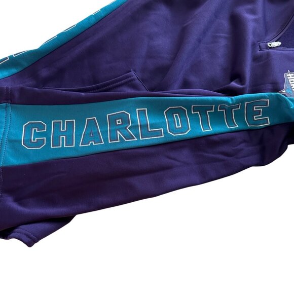 Hands High NBA Charlotte Hornets G-III 1/4 Zip SZ M Purple NWT Athleisure - Picture 5 of 13
